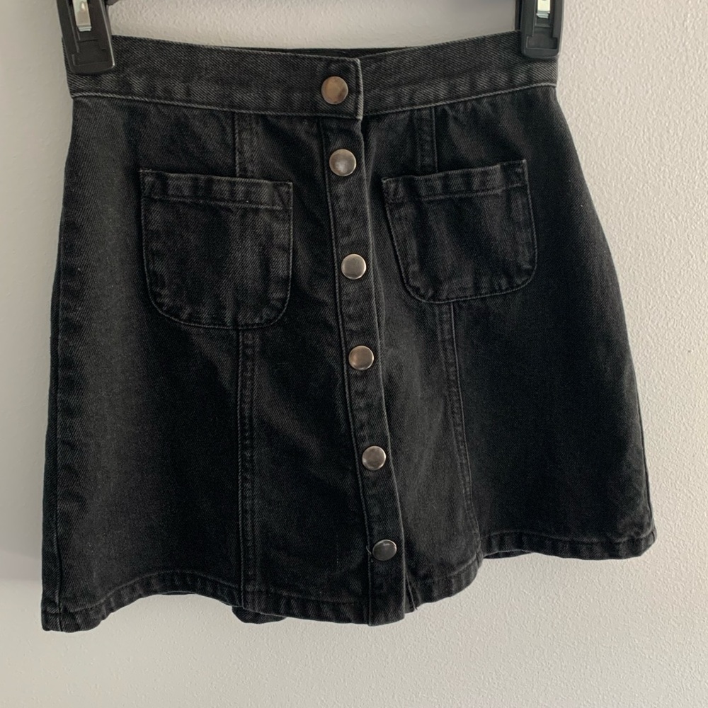 Black corduroy Urban Outfitters skirt